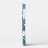 kraan, patroon, illustratiebloem Case-Mate iPhone case (Achterkant / Links)