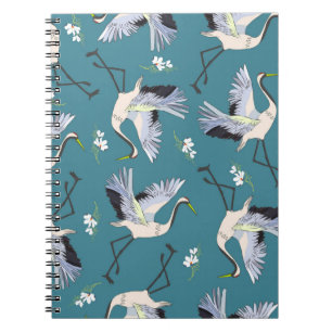 kraan, patroon, illustratiebloem notitieboek