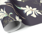 kraan, patroon,  illustratievogel cadeaupapier (Rol Hoek)