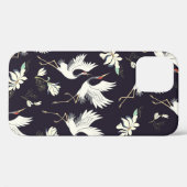 kraan, patroon,  illustratievogel Case-Mate iPhone case (Achterkant (horizontaal))