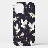 kraan, patroon,  illustratievogel Case-Mate iPhone case (Achterkant)