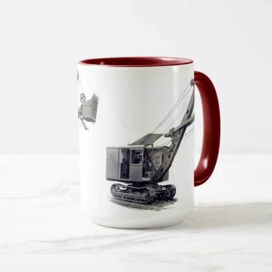 Kraan van 2 Bouw van de Excavateur van het Mok (Voorkant rechts)