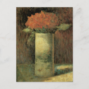Kraan van bloemen briefkaart
