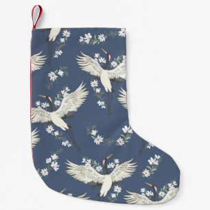 kraan: vliegend vogelpatroon kleine kerstsok