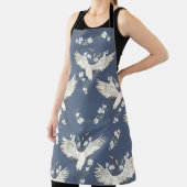  kraan: vliegend vogelpatroon schort (Insitu)