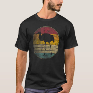 Kraan Vogel Natuur Gif Retro Stijl jaren '70 '80 T-shirt