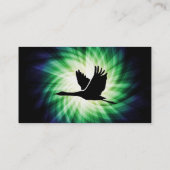 Kraan; Vogelvliegen; Cool Visitekaartje (Achterkant)