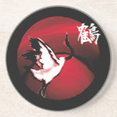 kraan zandsteen onderzetter (Voorkant)