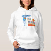 kraanbediener en bouwwerker hoodie (Voorkant)
