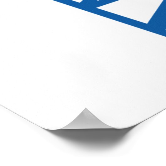 kraanbediener en bouwwerker poster (Hoek)