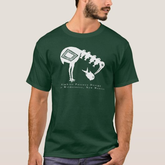 Kraanbeitsen - Mimbres Pottery Design T-Shirt (Voorkant)