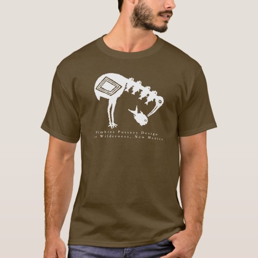 Kraanbeitsen - Mimbres Pottery Design T-Shirt (Voorkant)