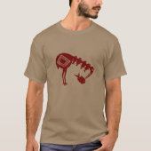 Kraanbeitsen - Mimbres Pottery Design T-shirt (Voorkant)