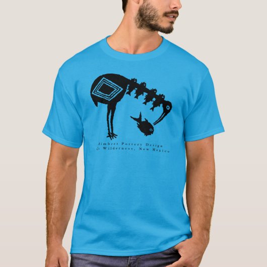 Kraanbeitsen - Mimbres Pottery Design T-Shirt (Voorkant)
