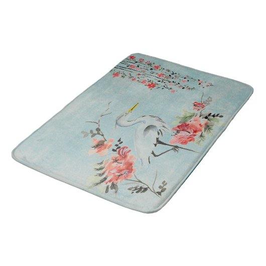   kraanblauw Bathroom mat (Gekanteld)