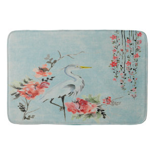   kraanblauw Bathroom mat
