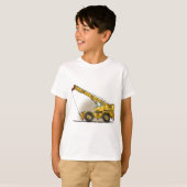 Kraanbouwapparatuur Kinder T-Shirt (Voorkant volledig)