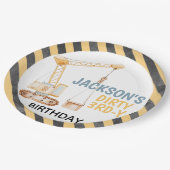 Kraanconstructie Dirty 3rdy Verjaardag Bord (Gekanteld)