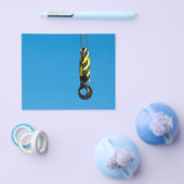 Kraanhaak met gele en zwarte strepen flyer (Enkel)