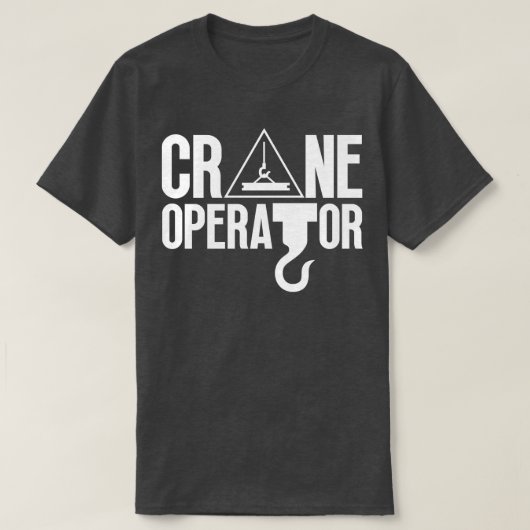 Kraanmachinist 19 t-shirt (Design voorkant)
