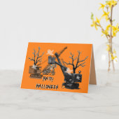 Kraanmachinist Halloween Northwest Engineering Kaart (Gele Bloem)