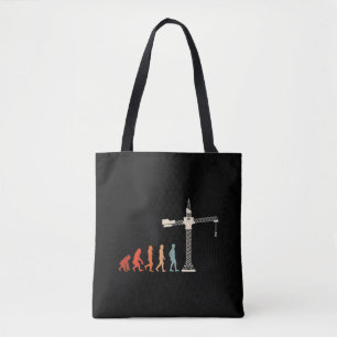 Kraanmachinist Kraan Evolution Construction Worker Tote Bag