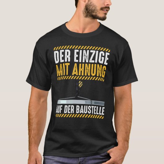 kraanmachinist kraanconstructie t-shirt (Voorkant)