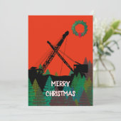 KRAANMACHINIST OUDE KRAAN KROUPEKRAAN NOORDWESTEN FEESTDAGENKAART (Staand voorkant)