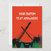 KRAANMACHINIST OUDE KRAAN KROUPEKRAAN NOORDWESTEN FEESTDAGENKAART (Achterkant)