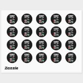 Kraanmachinistenbouw Zware apparatuurexploitant Ronde Sticker (Vel)
