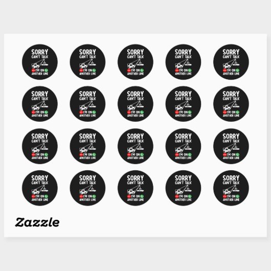 Kraanmachinistenbouw Zware apparatuurexploitant Ronde Sticker (Vel)