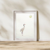 Kraanminimalistische esthetische witte beige A-1 Poster