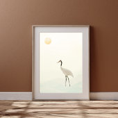 Kraanminimalistische esthetische witte beige A-3 Poster