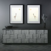 Kraanminimalistische esthetische witte beige A-3 Poster