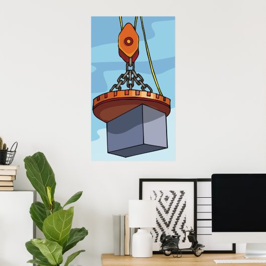 Kraanoplappen Poster (Thuiskantoor)