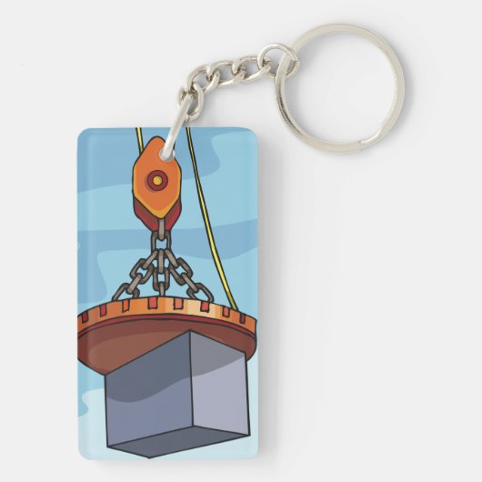 Kraanoplappen Sleutelhanger (achterkant)