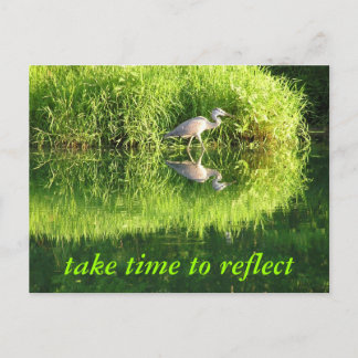 Kraanreflectie Briefkaart