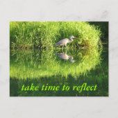 Kraanreflectie Briefkaart (Voorkant)