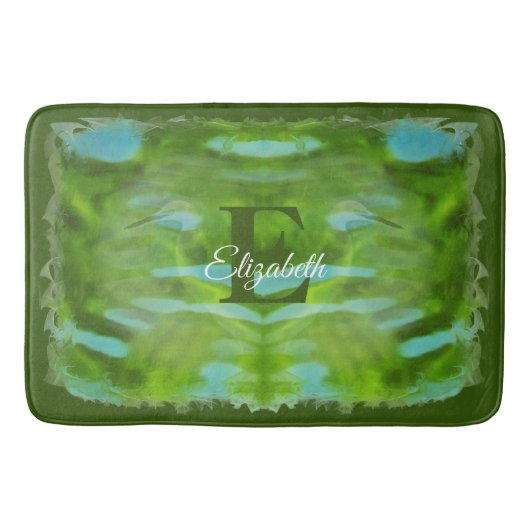 Kraanreflectie op de rivier 0335 badmat (Voorkant)