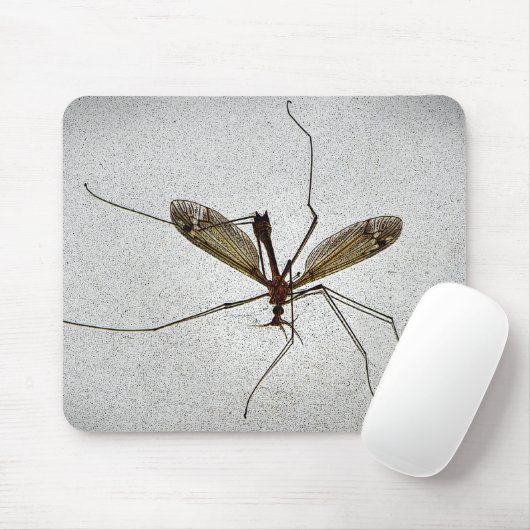 Kraanvlieg Insect Mousepad Muismat (Met muis)