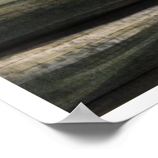 Kraanvlucht: Een Natuur schilderen Poster (Hoek)