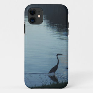 Kraanvogel bij het meer bij Sunset Case-Mate iPhone Case