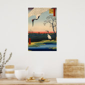 Kraanvogel Kunst Japanse Vintage Draak Print (Keuken)