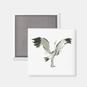 Kraanvogel Magneet (Voorkant / Achterkant)