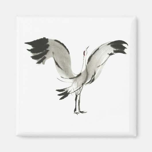 Kraanvogel Magneet (Voorkant)