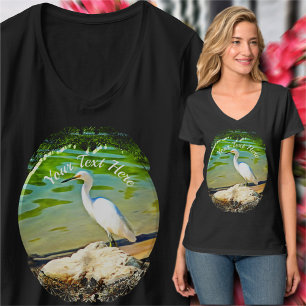 Kraanvogel op de Mismaloya-rivier 0335 T-shirt