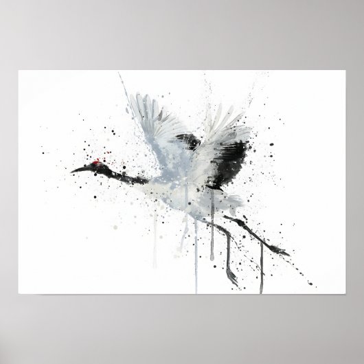 Kraanvogel Poster (Voorkant)