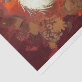 kraanvogel rustieke textuur decoupage tissuepapier (Detail)