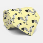 Kraanvogel Stropdas (Opgerold)