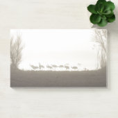 Kraanvogels in de mist post-it® notes (Kantoor)
